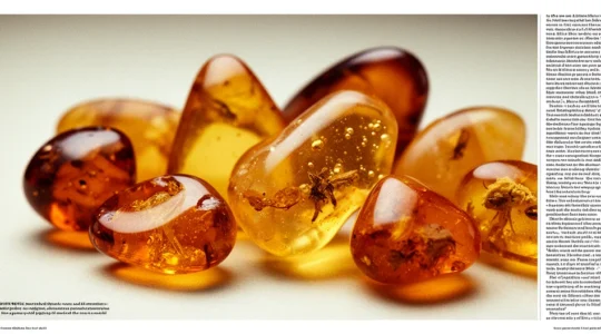 Collection of genuine Baltic amber pieces showing natural inclusions and varied colors from honey to cognac